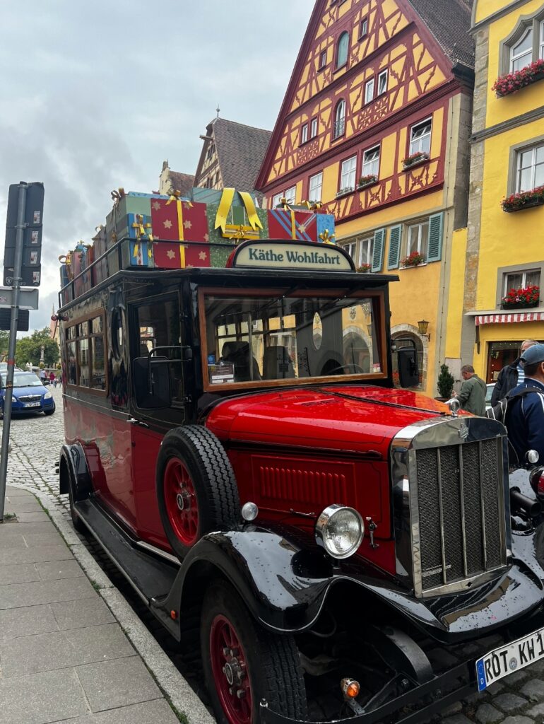 Carro da Loja Käthe Wohlfahrt em Rothenburg ob der Tauber